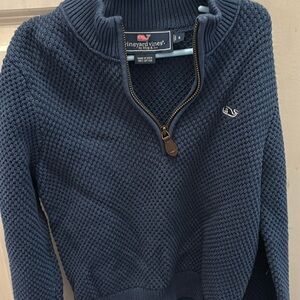 Boys Vineyard Vines quarter zip sweater